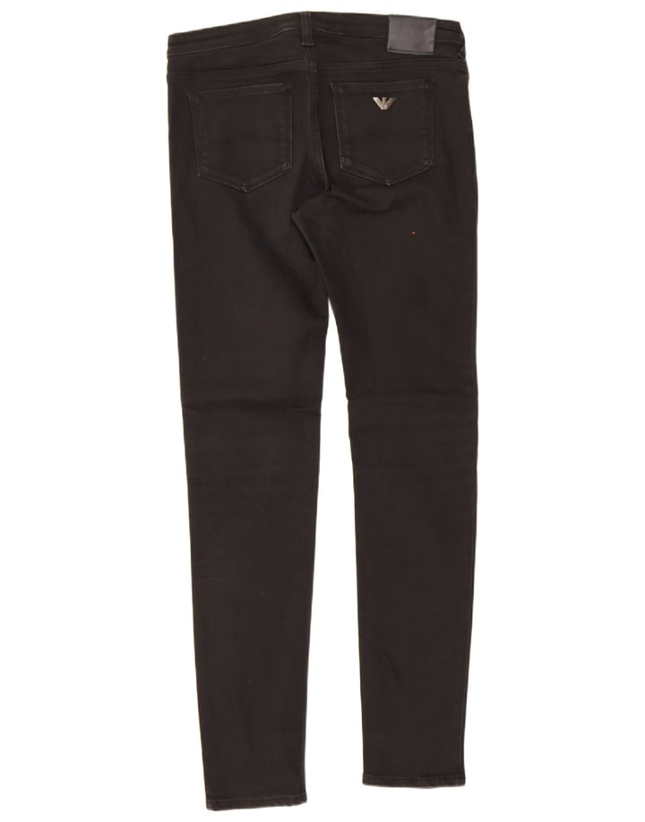 Jeans skinny da donna Armani W28 L30 cotone nero