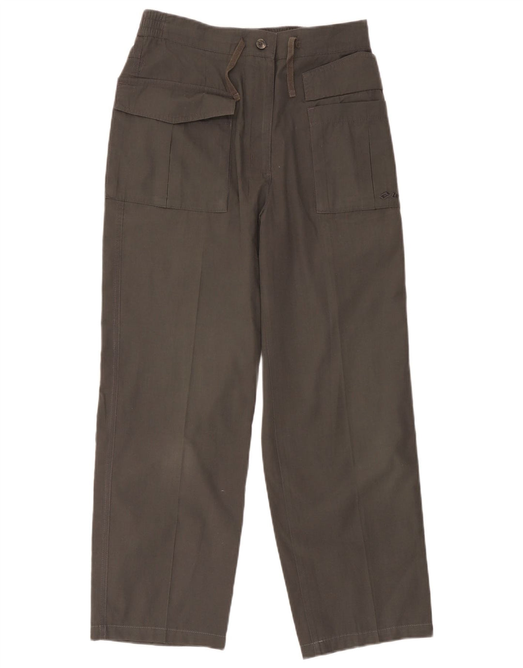 Pantaloni corti da donna Lotto UK 12 Medium W30 L25 Poliestere grigio