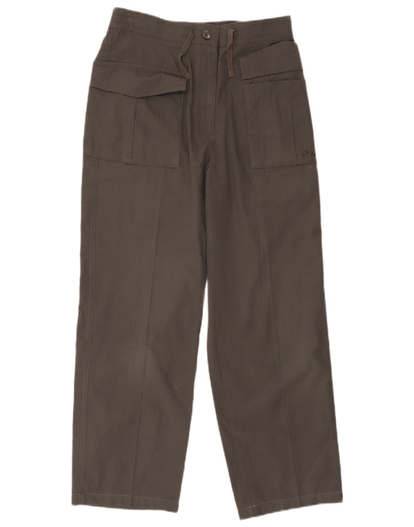 Pantaloni corti da donna Lotto UK 12 Medium W30 L25 Poliestere grigio