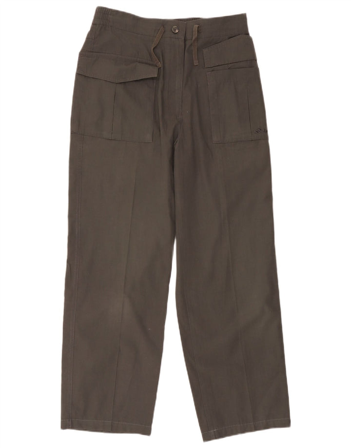 Pantaloni corti da donna Lotto UK 12 Medium W30 L25 Poliestere grigio