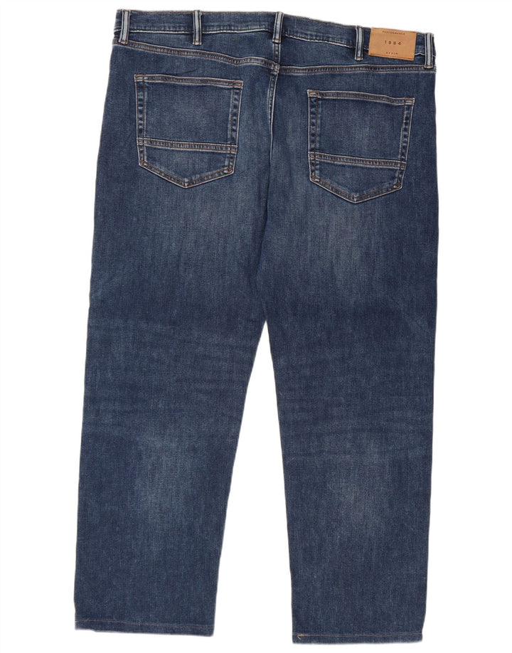 Jeans dritti da uomo Marks & Spencer W40 L27 cotone blu