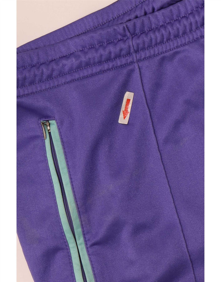 Pantaloni da tuta grafica da uomo Asics IT 50 color block viola medio