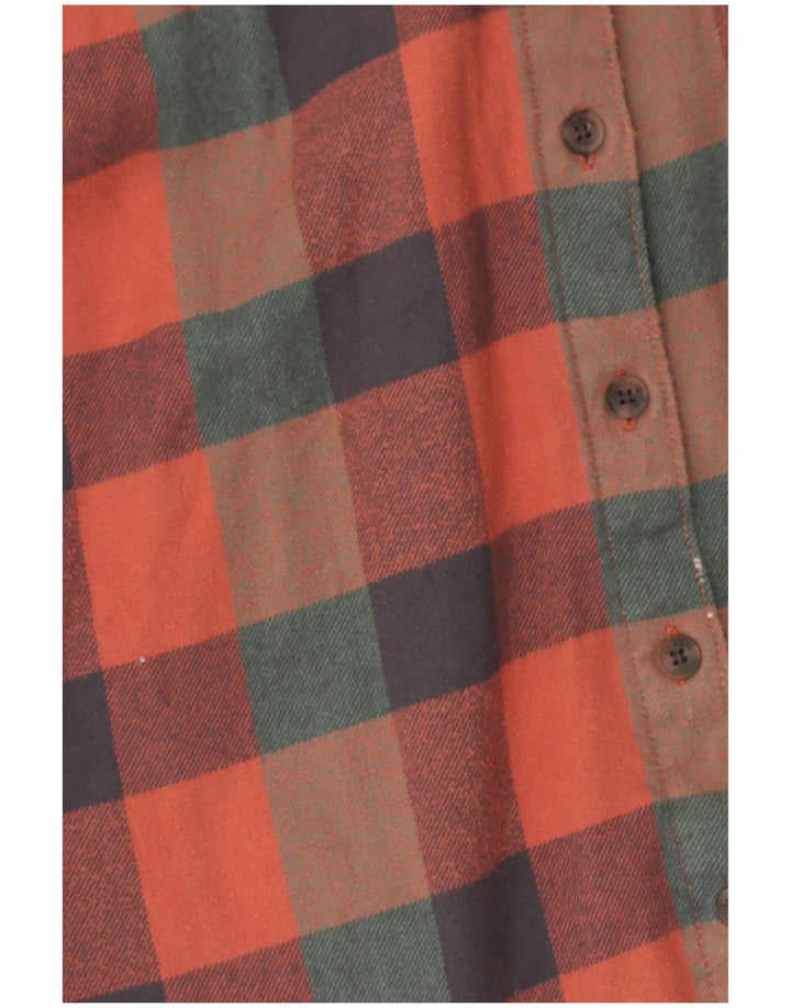 Camicia di flanella da donna Fat Face UK 12 Cotone a quadretti multicolore medio