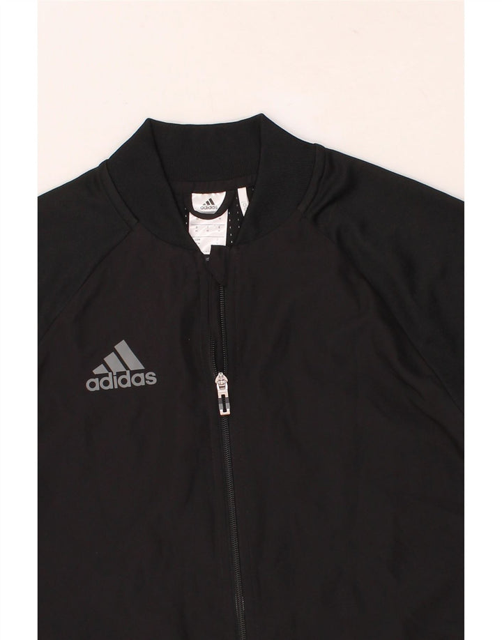 ADIDAS Mens Climacool Tracksuit Top Jacket Medium Black Polyester Vintage Adidas and Second-Hand Adidas from Messina Hembry 