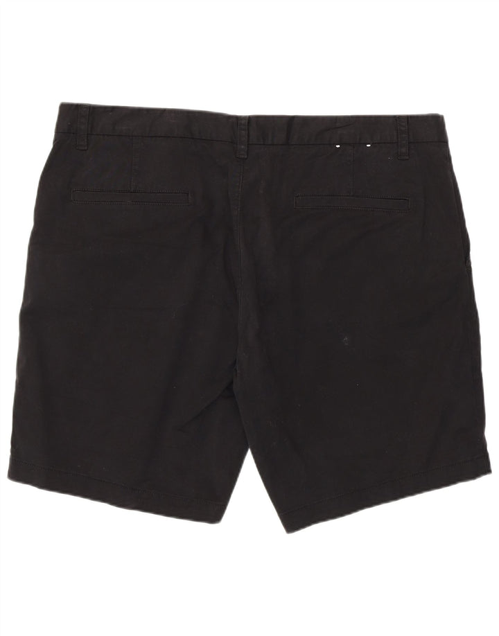 Pantaloncini chino da uomo French Connection W38 XL cotone nero