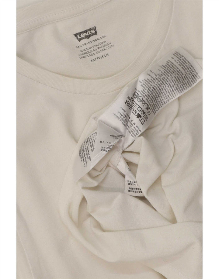 T-shirt grafica da uomo Levi's XS bianca