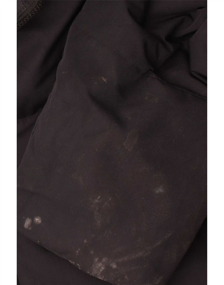 Cappotto imbottito con cappuccio da uomo Champion UK 42 XL Nero