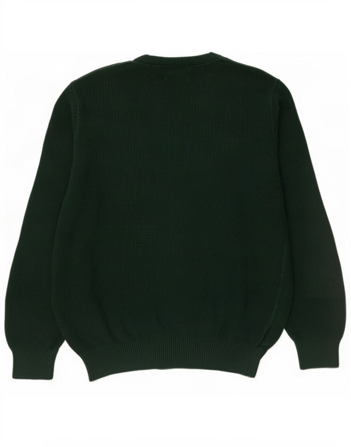 Maglione maglione girocollo da uomo Marks & Spencer blu Harbour grande verde