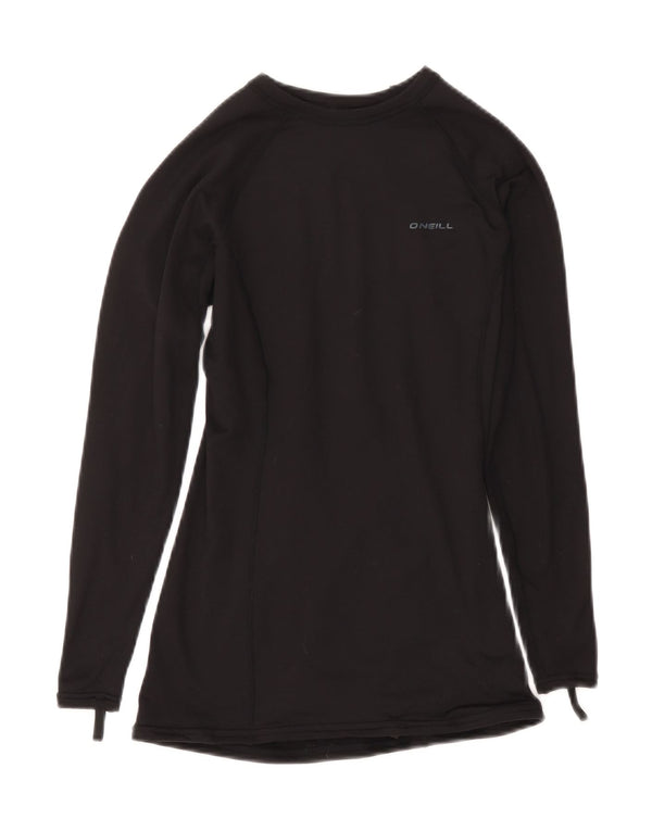 O'Neill Performance Fit Top da donna a maniche lunghe UK 14 Large Nero Nylon
