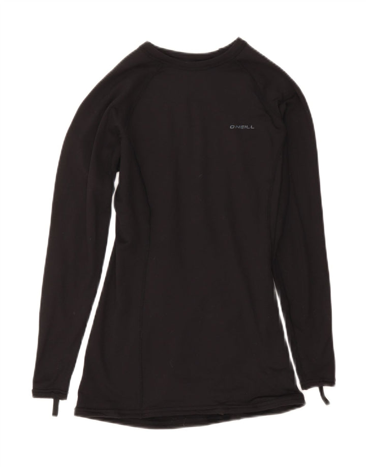 O'Neill Performance Fit Top da donna a maniche lunghe UK 14 Large Nero Nylon
