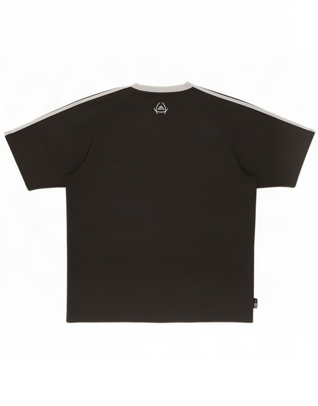 T-shirt Adidas Climalite da uomo, grande, in poliestere color block nero