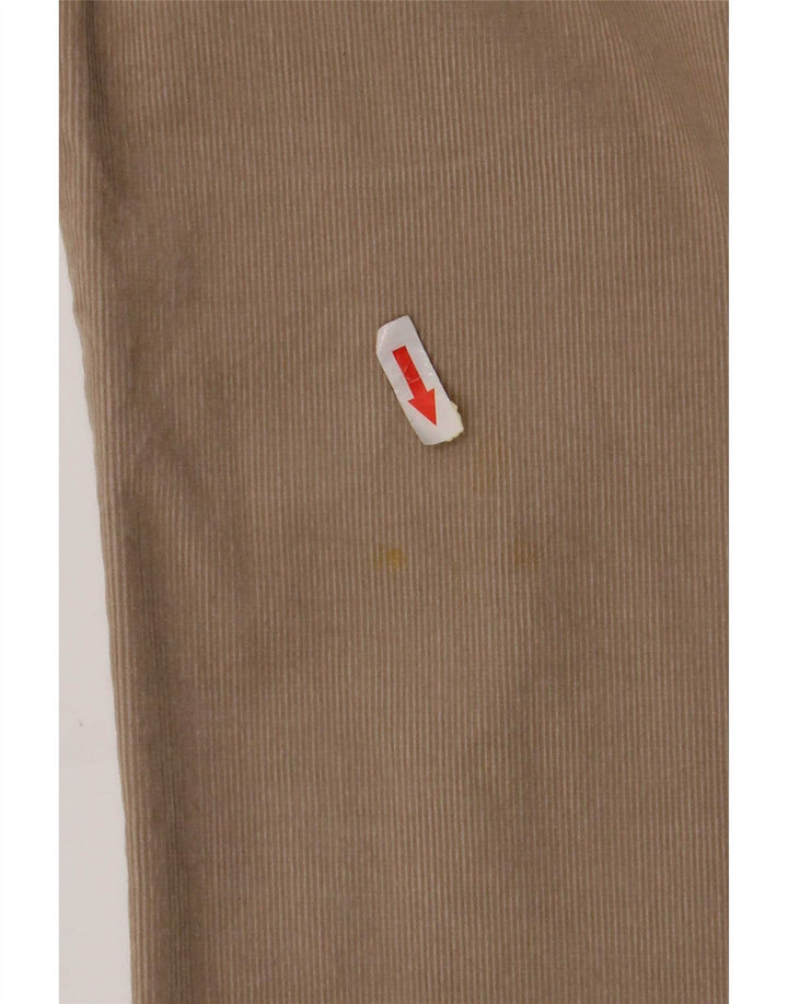 Pantaloni in velluto a coste bootcut da donna Marks & Spencer UK 12 Medium W32 L30 Beige