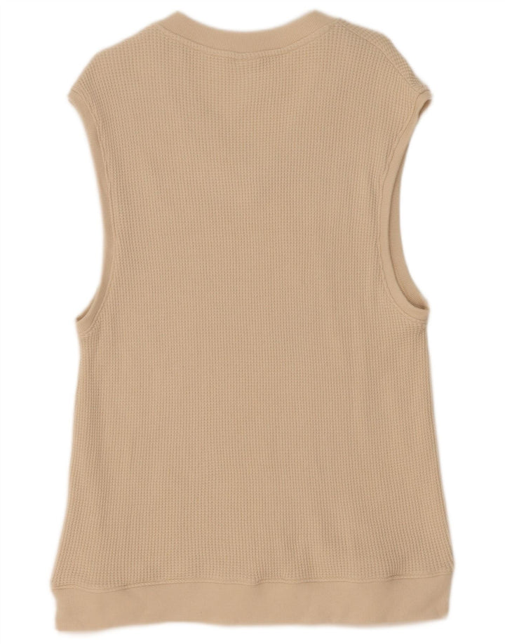 Canottiera da uomo Zara Canotta XL in cotone beige