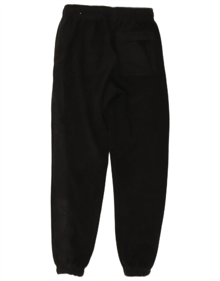 NIKE Pantaloni da tuta in pile da donna Joggers UK 6 XS Poliestere nero