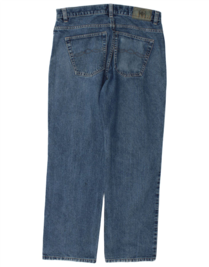 Jeans dritti da uomo Jinglers W34 L30 cotone blu