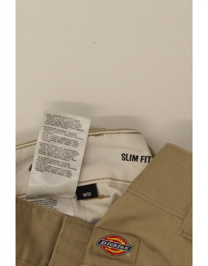 DICKIES Pantaloncini chino slim fit da uomo W32 Poliestere beige medio