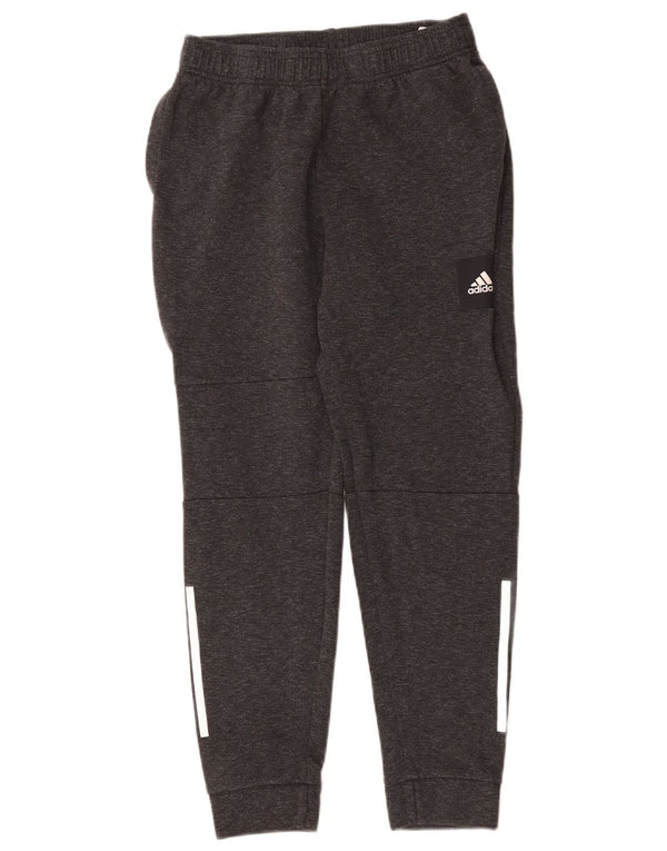 Pantaloni della tuta da ragazzo Adidas Joggers 13-14 anni in cotone grigio