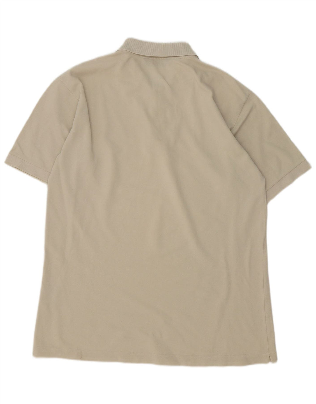Polo Kappa da uomo grande in cotone bianco sporco
