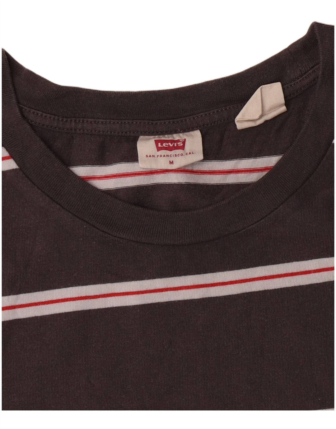 T-shirt da donna Levi's Top UK 14 grigio medio a righe