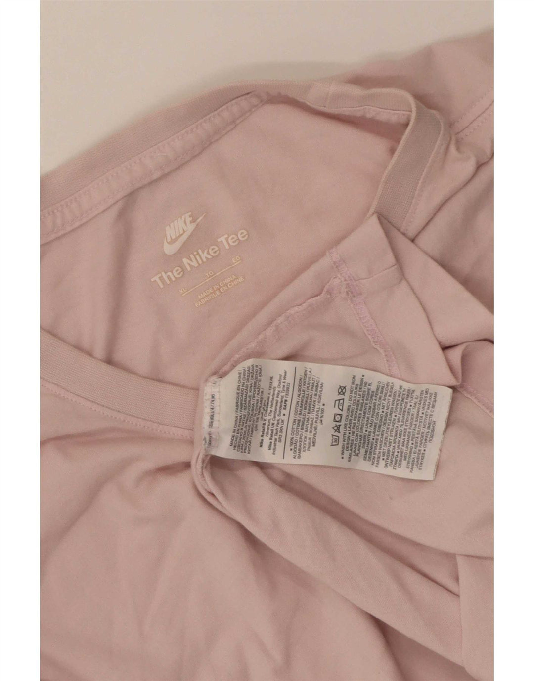 T-shirt da uomo Nike Top XL in cotone rosa