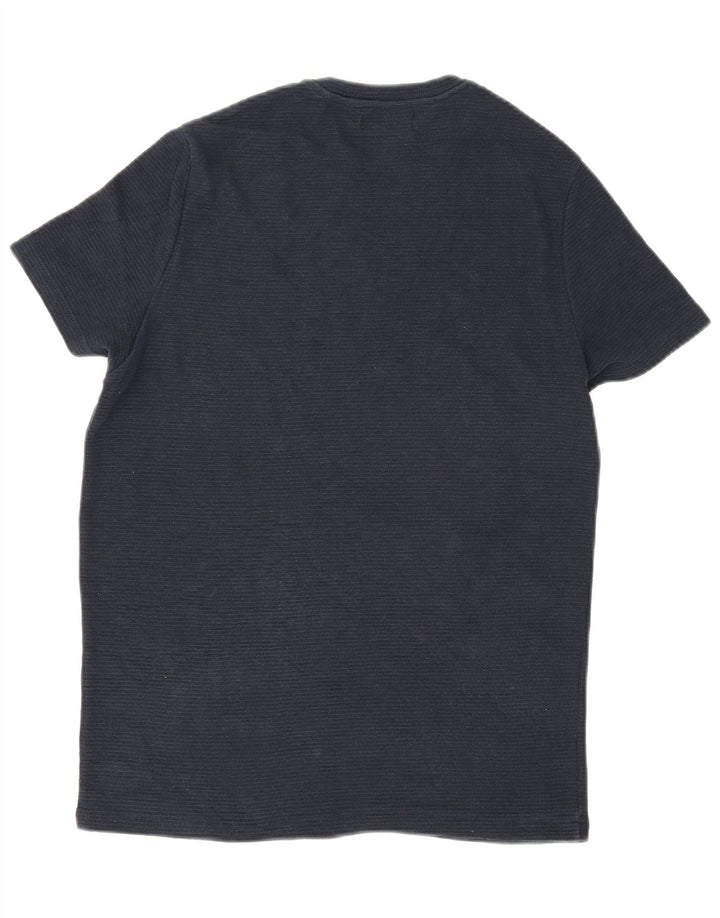 T-shirt Zara da uomo Top Small blu navy