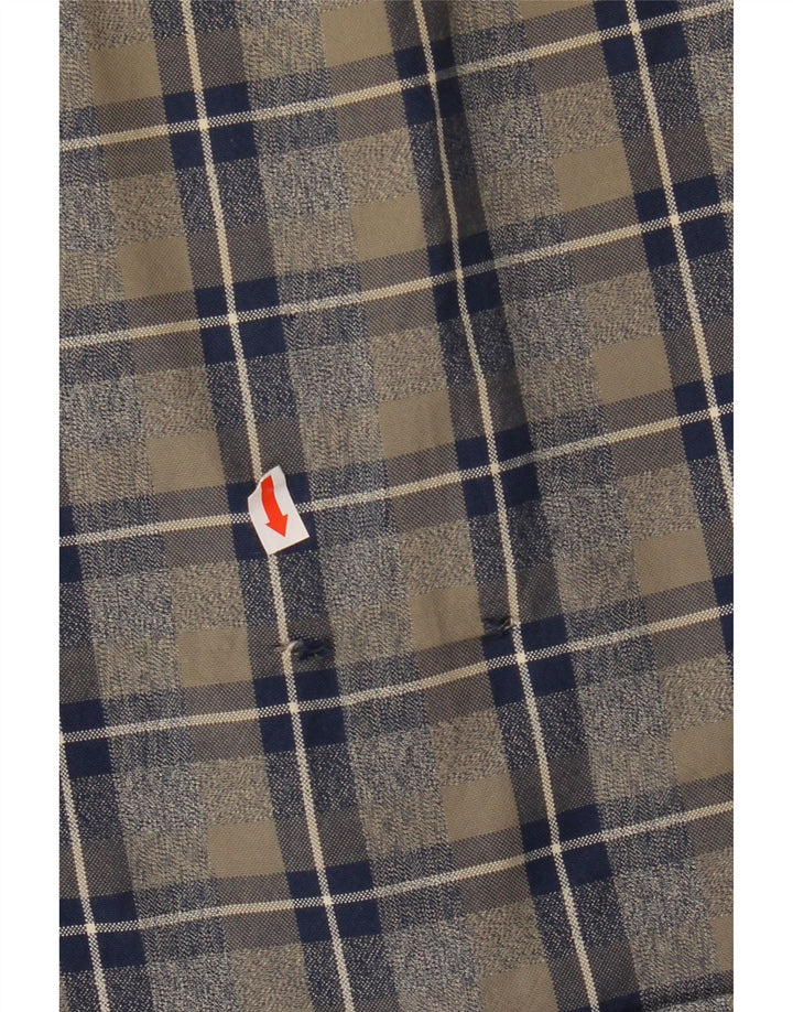 Camicia slim fit da uomo J. Crew in cotone a quadri multicolore grande