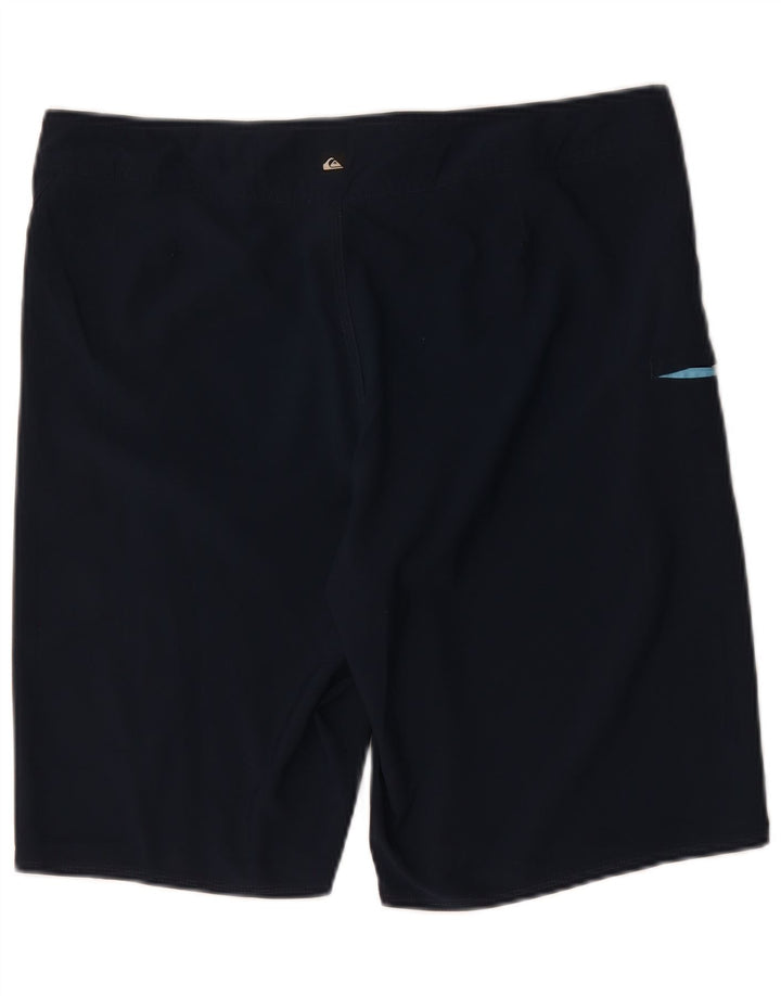 Pantaloncini da bagno da uomo Quiksilver grandi in poliestere blu navy