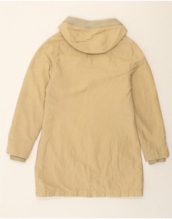 Giacca parka con cappuccio da donna Rifle UK 14 Poliestere beige medio