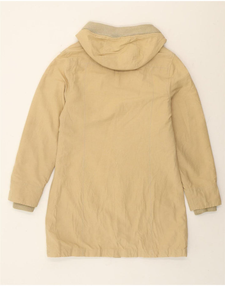 Giacca parka con cappuccio da donna Rifle UK 14 Poliestere beige medio