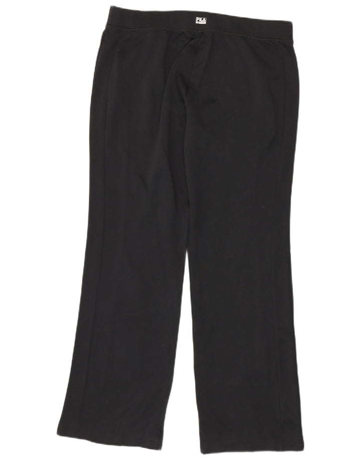 Pantaloni da tuta da donna Fila UK 16 Large Nero Poliestere