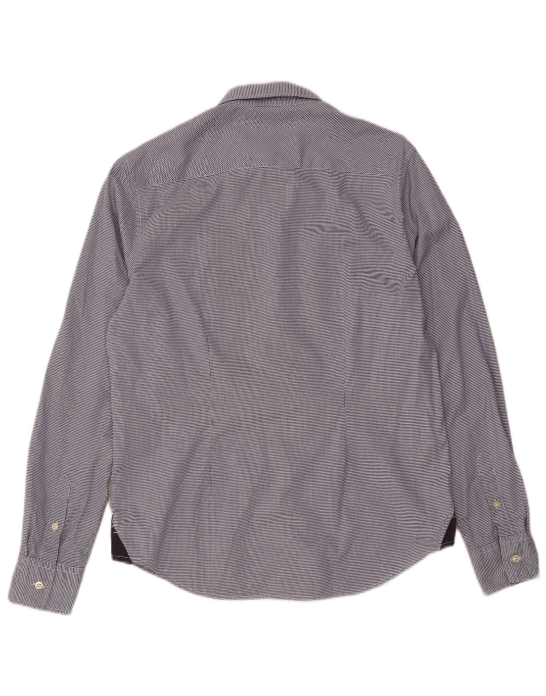 Camicia Uomo Napapijri Large Blu Pied De Poule In Cotone