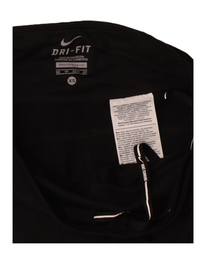 Leggings Nike Dri Fit da donna UK 6 XS poliestere nero