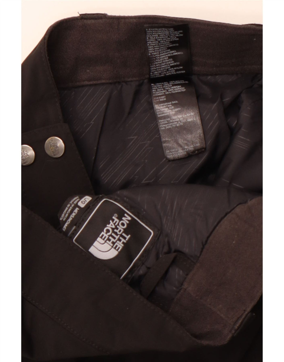 Pantaloni da sci da uomo The North Face Large W37 L30 nylon nero