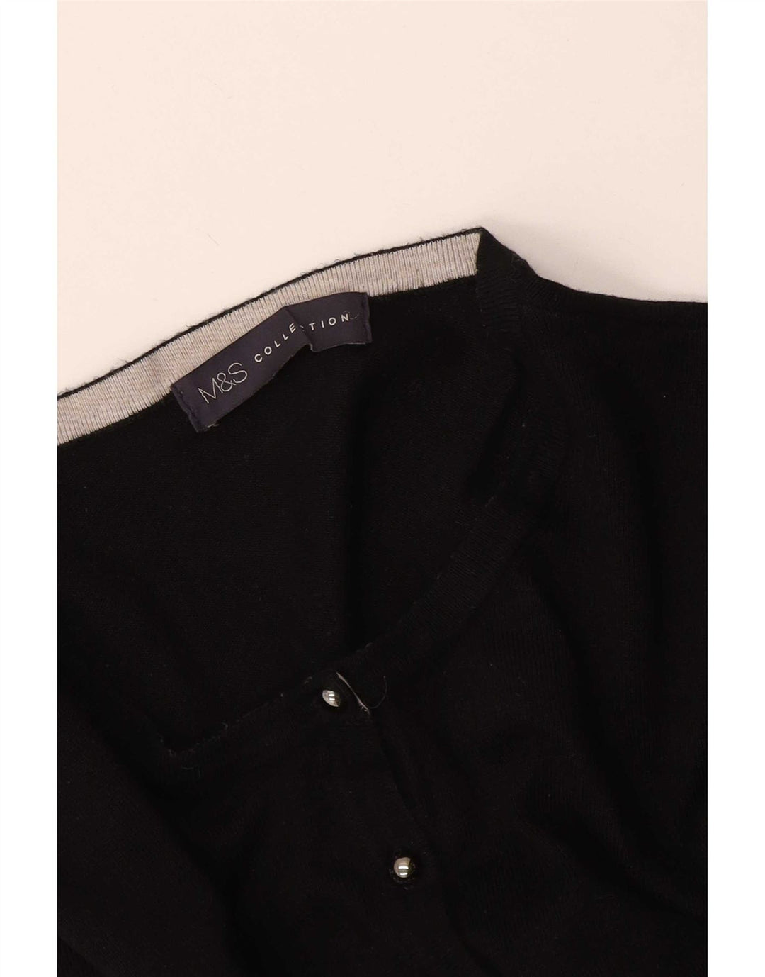 Maglione cardigan da donna Marks & Spencer UK 10 piccolo nero
