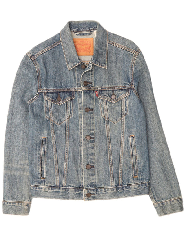 Giacca di jeans da uomo Levi's UK 36 piccola in cotone blu