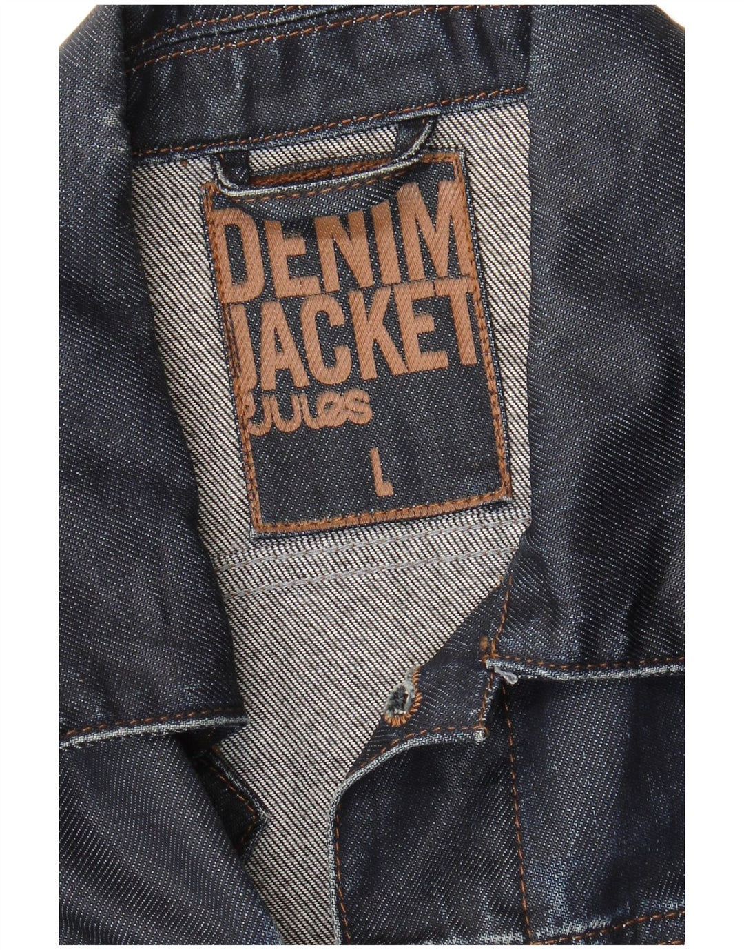 Giacca di jeans da uomo Jules UK 40 Large Blu Navy