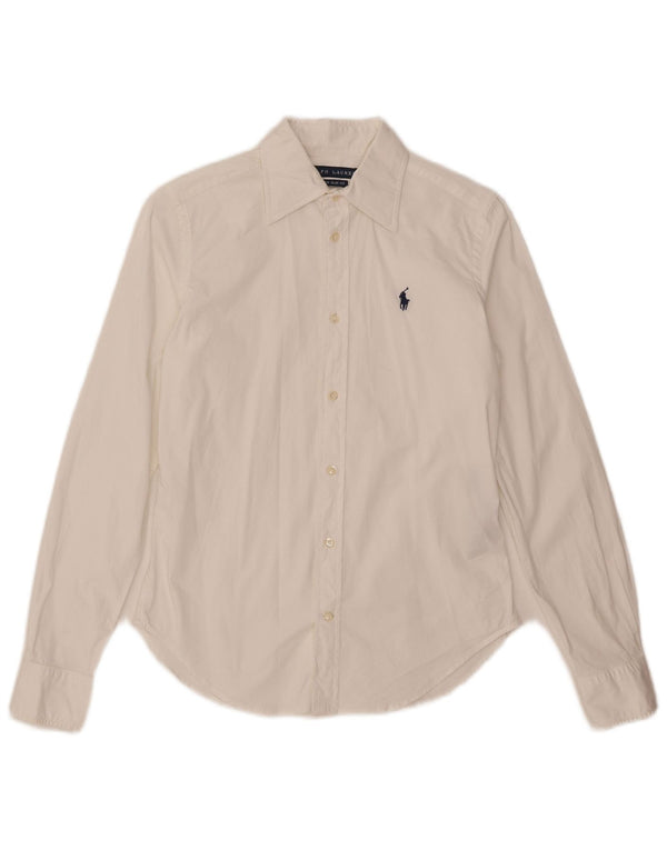 Camicia Ralph Lauren da uomo extra slim fit US 4 Small in cotone bianco