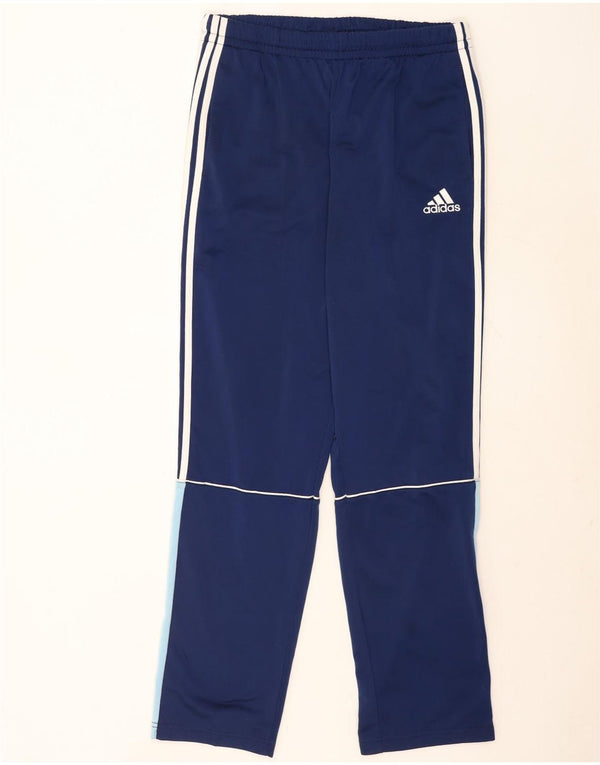 Pantaloni da tuta da uomo Adidas UK 44/46 Large Blu Navy Colourblock