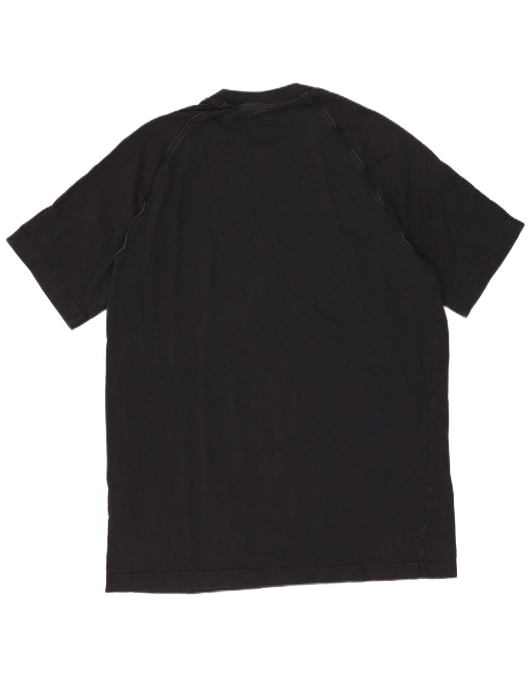 T-shirt Adidas da uomo Top media in cotone nero