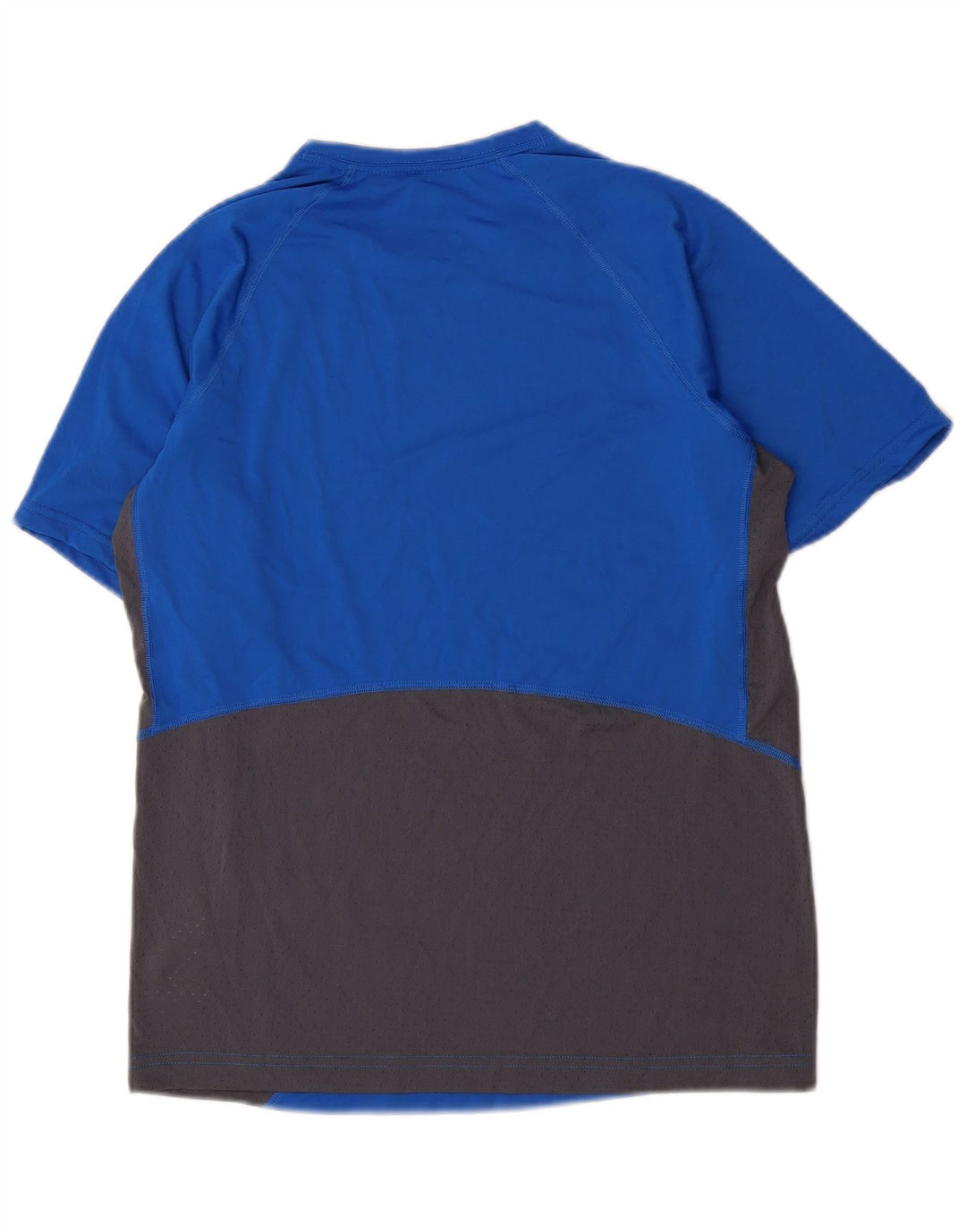 T-shirt Columbia Omni-Freeze Zero da uomo, piccola, in poliestere color block blu