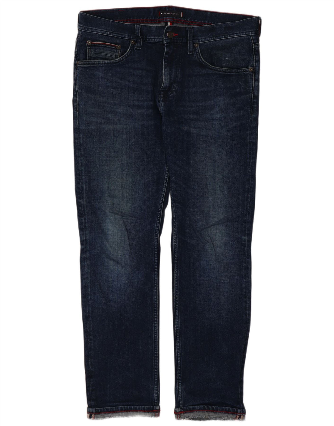 Tommy Hilfiger Donna Bleecker Slim Jeans W13 L28 Cotone Blu
