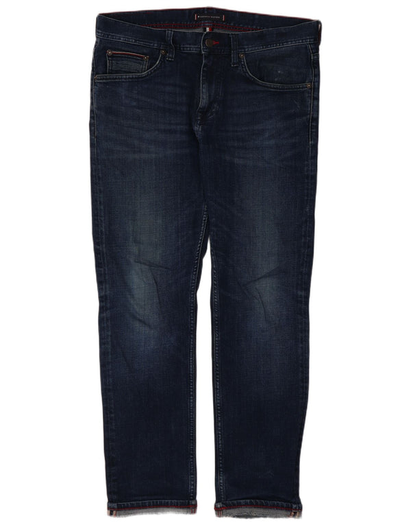 Tommy Hilfiger Donna Bleecker Slim Jeans W13 L28 Cotone Blu