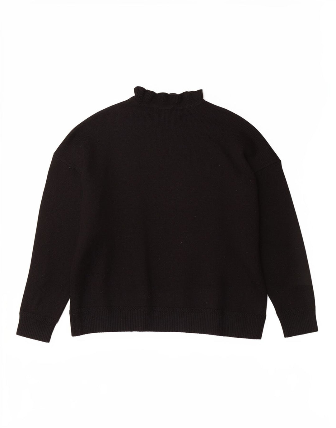 Maglione maglione a collo alto da donna Marks & Spencer UK 16 grande nero