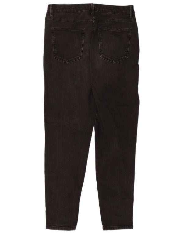 Jeans skinny da donna Marks & Spencer UK 14 Large W32 L28 Cotone nero