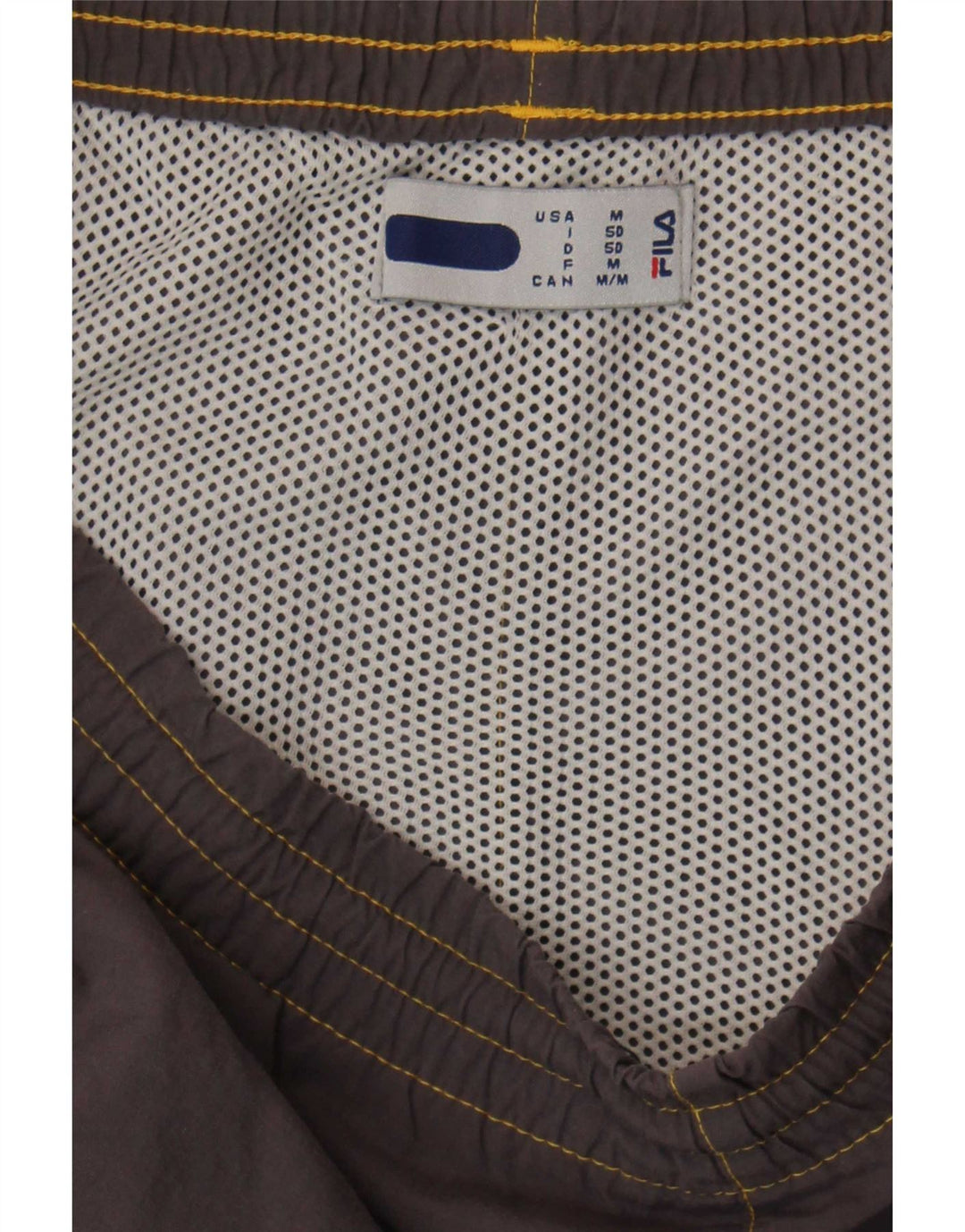 Pantaloncini da bagno da uomo Fila color grigio medio