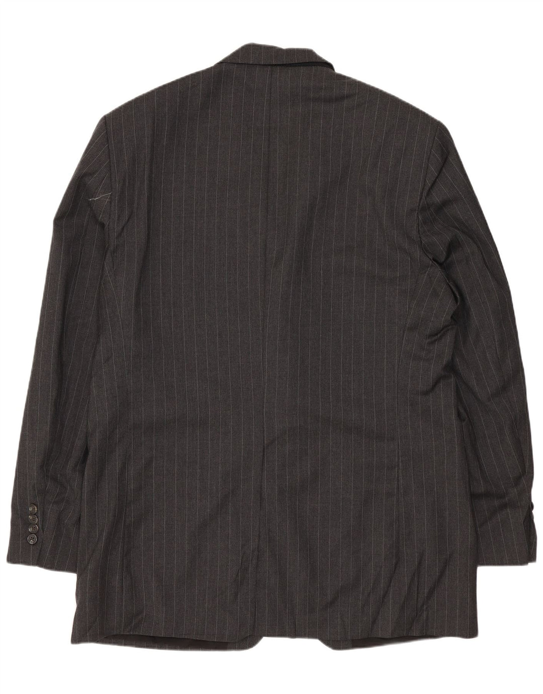 Giacca blazer da uomo a 2 bottoni Ralph Lauren UK 42 XL lana gessata grigia