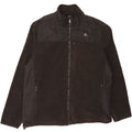 STARTER Mens Fleece Jacket UK 42/44 Large  Black Polyester Vintage Starter and Second-Hand Starter from Messina Hembry 