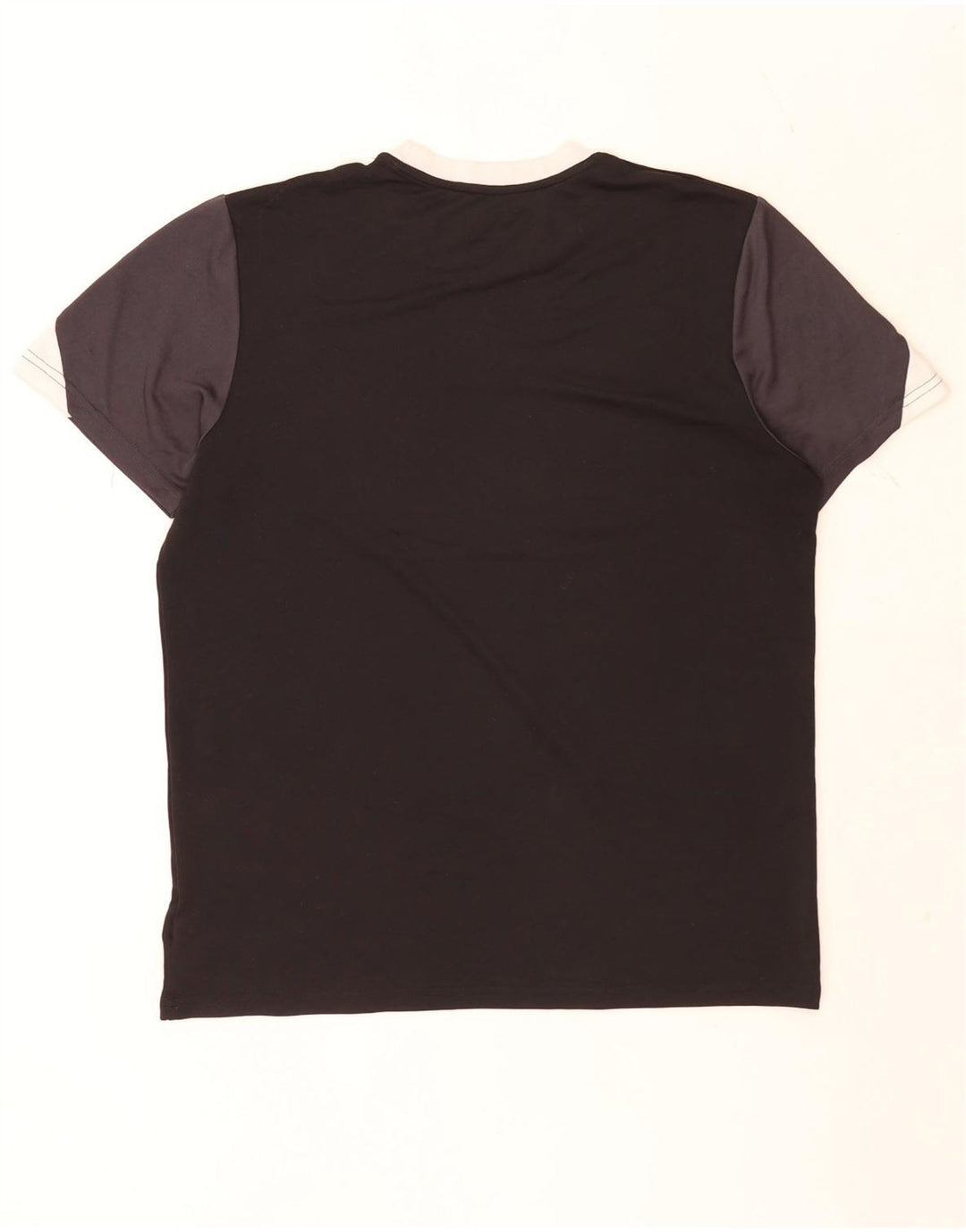 T-shirt da uomo Umbro Top Large in poliestere color block nero