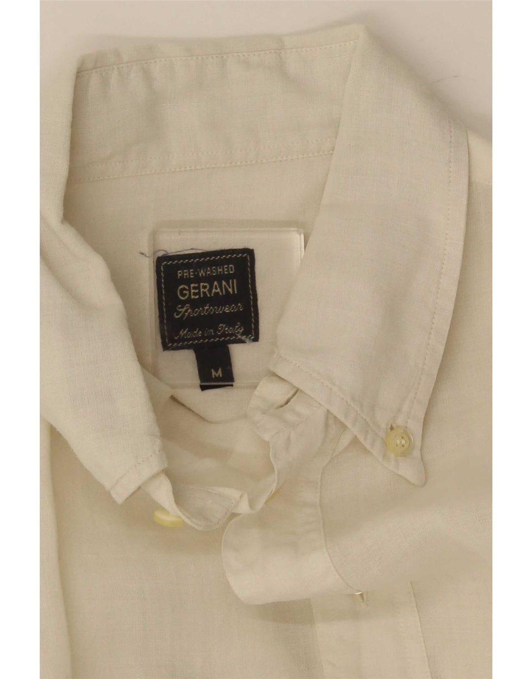 Camicia da uomo Gerani bianca media