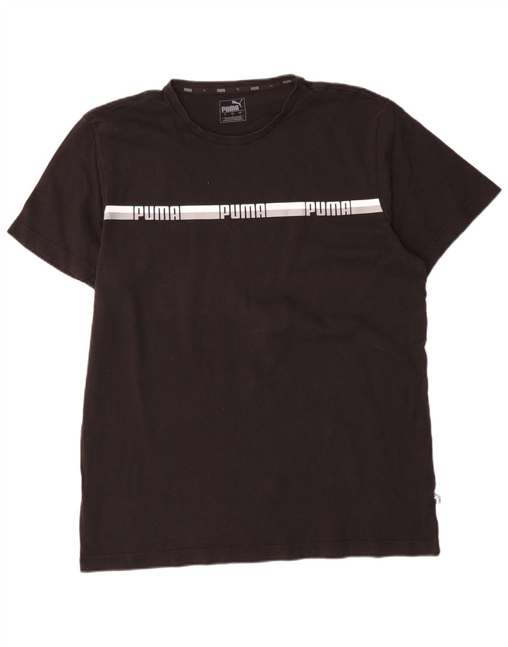 T-shirt grafica da uomo Puma Large nera